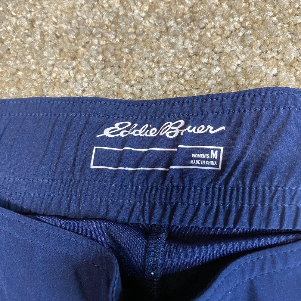 Eddie Bauer Soho Athletic Skort Womens Medium Navy Blue Stretch Built In Brief